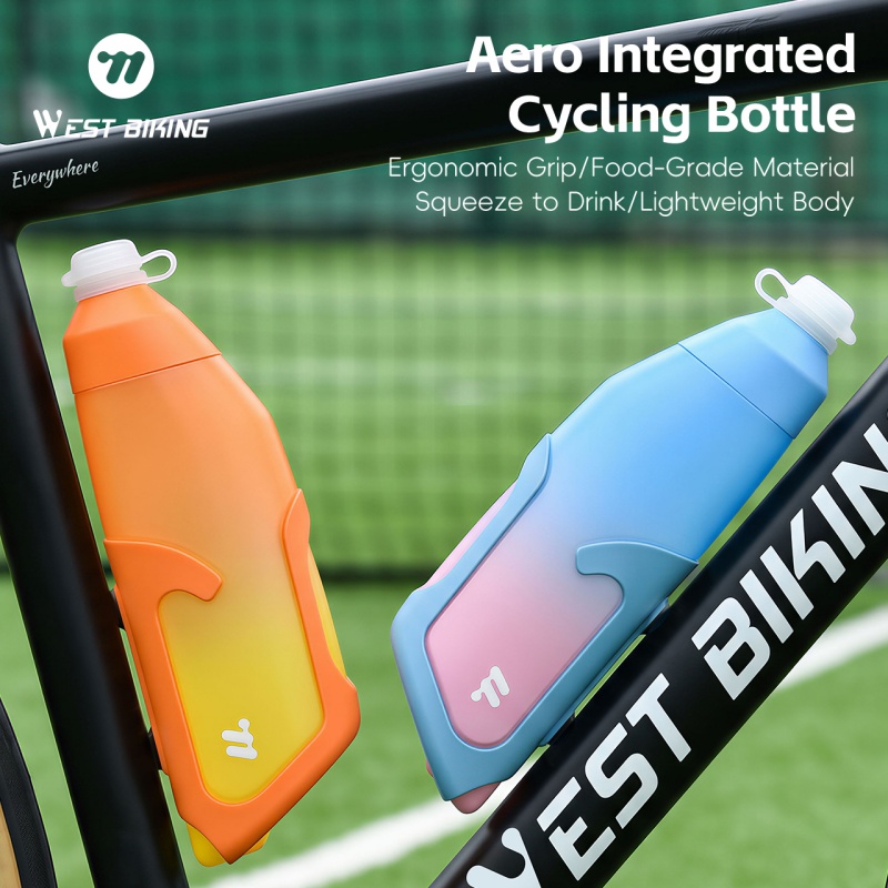 Mountain Biking Water Bottle - WEST BIKING Bicycle 680ML Aerodynamic Water