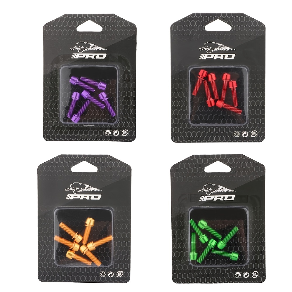 Mountain Biking Water Bottle - 6pcs M5 bolt screws for mountain