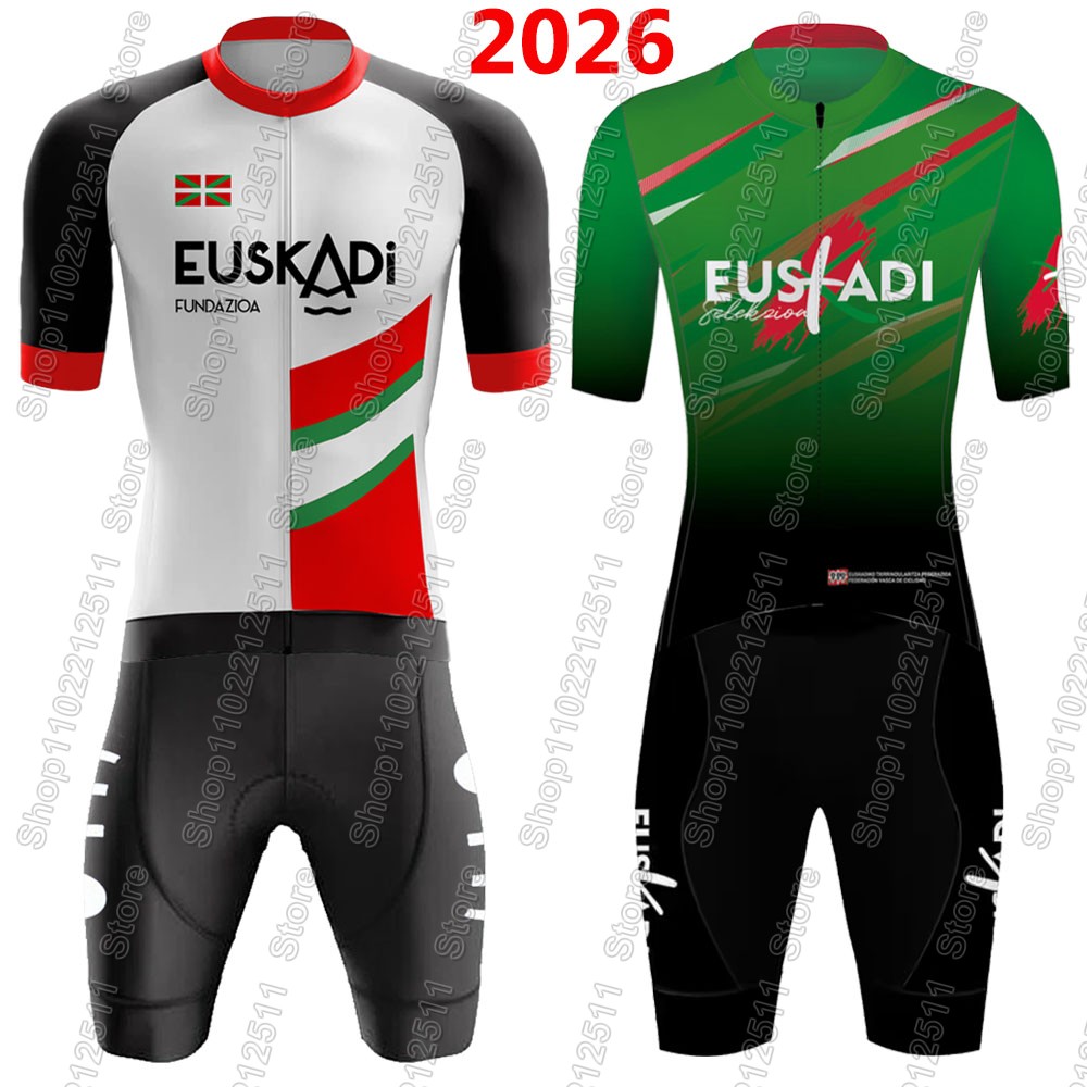 Mountain Biking Apparel - Euskadi Team Cycling Jersey 2026 Set