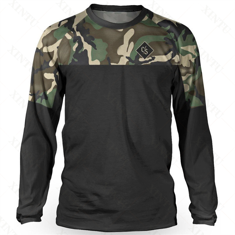Mountain Biking Long Sleeve Shirt - Rời Rider Nam Jersey DH Cảo