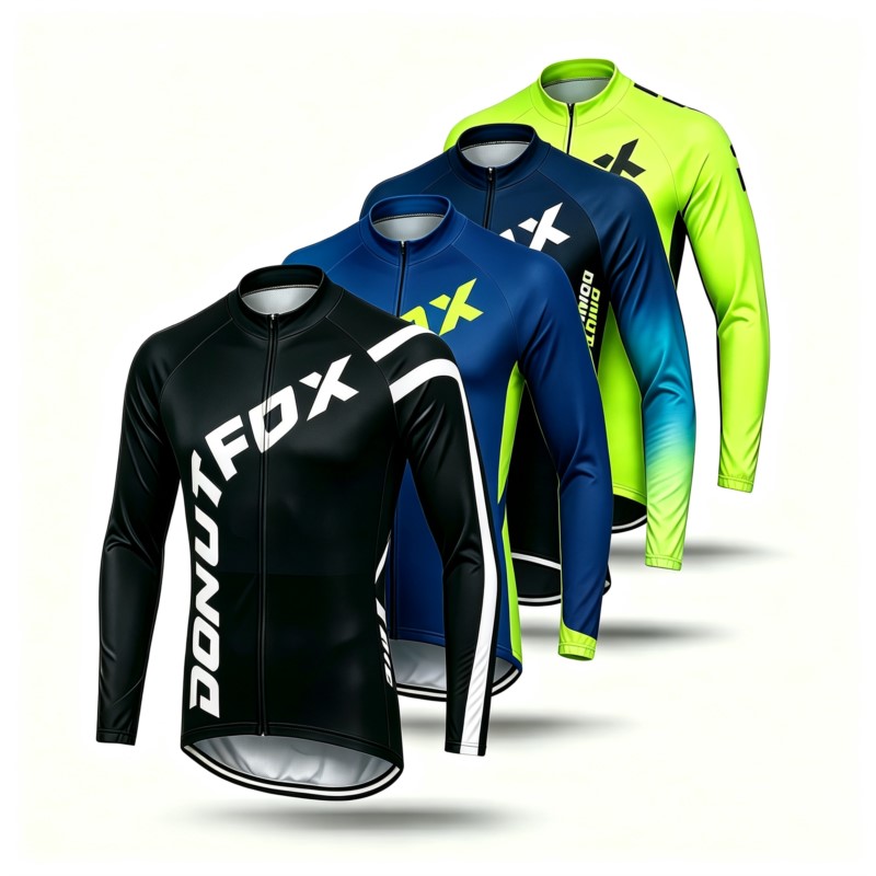 Mountain Biking Long Sleeve Shirt - Men Long Sleeve MTB Jersey &
