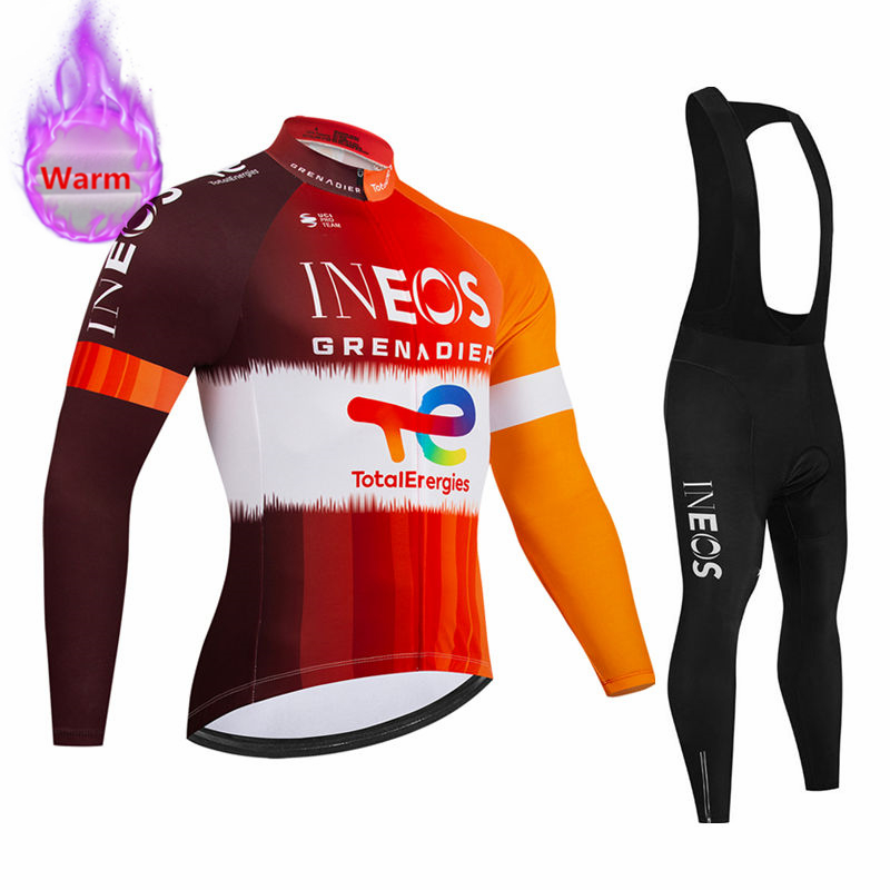 Mountain Biking Apparel - Ineos Team Winter Long Sleeve Thermal