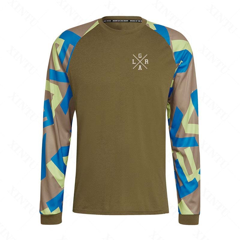 Nam Xe Máy Lrga Jersey MTB BMX - đánh giá và giá Mountain Biking Long Sleeve Shirt