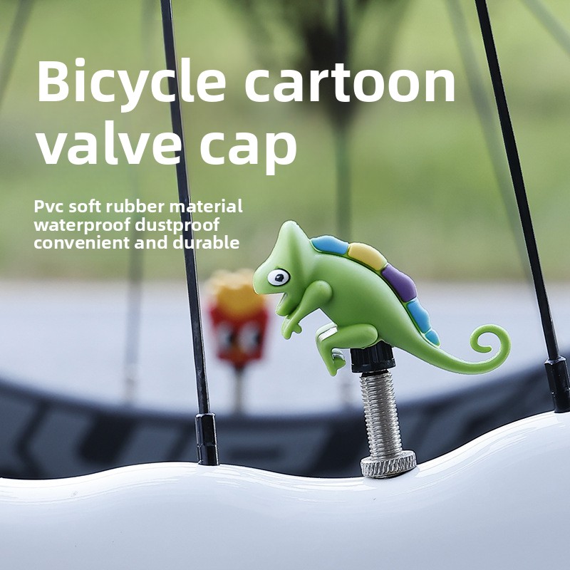 2/3pcs Bicycle Air Nozzle Cap  - đánh giá và giá Mountain Biking Cartoon