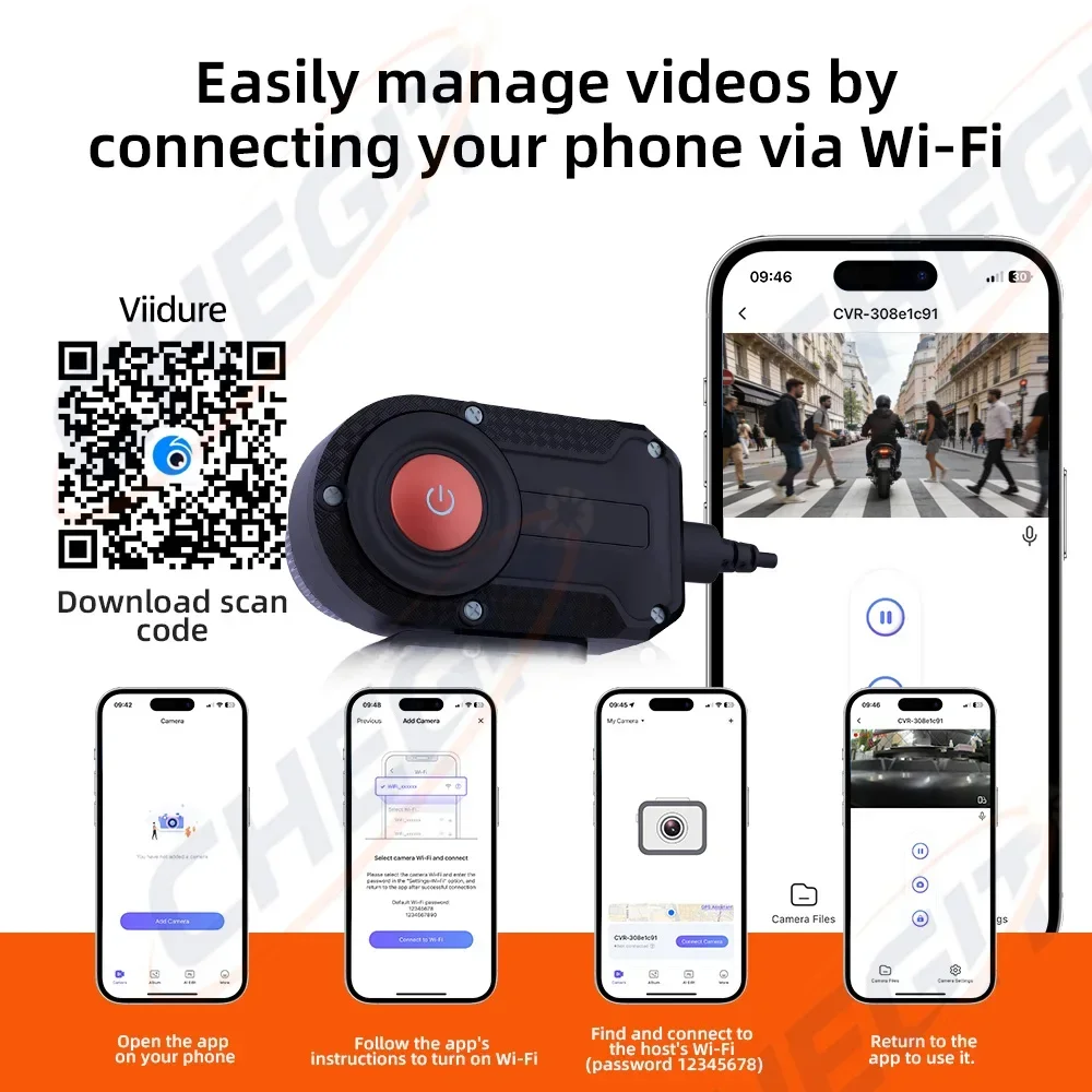 Motorcycle DVR 2K HD WiFi With - đánh giá và giá Mountain Biking Images