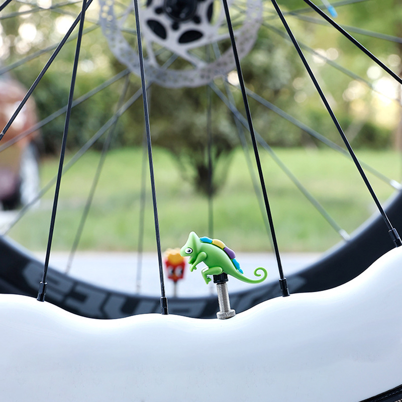 -New Bicycle Air Nozzle Cap Ro - đánh giá và giá Mountain Biking Cartoon