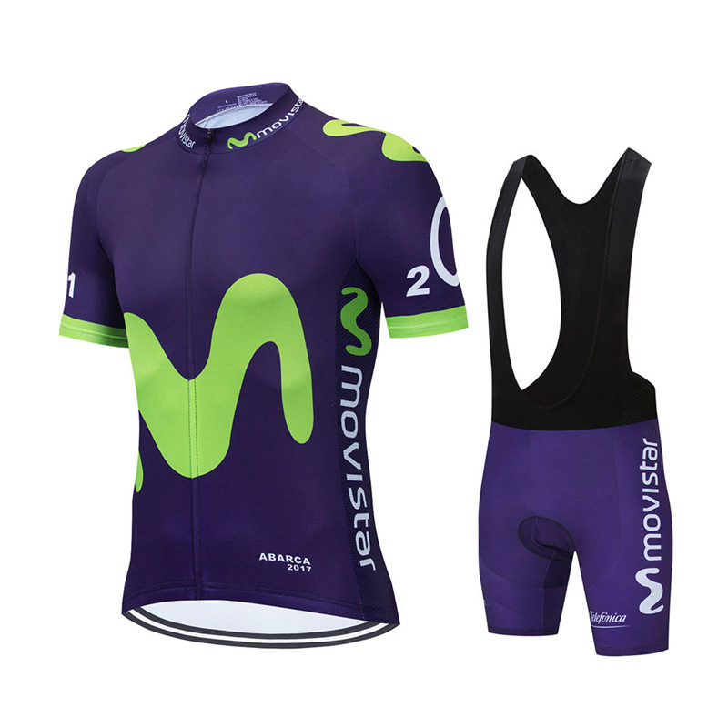 Mùa Hè Mới Movistar Đội Đi Xe  - đánh giá và giá Mountain Biking Apparel