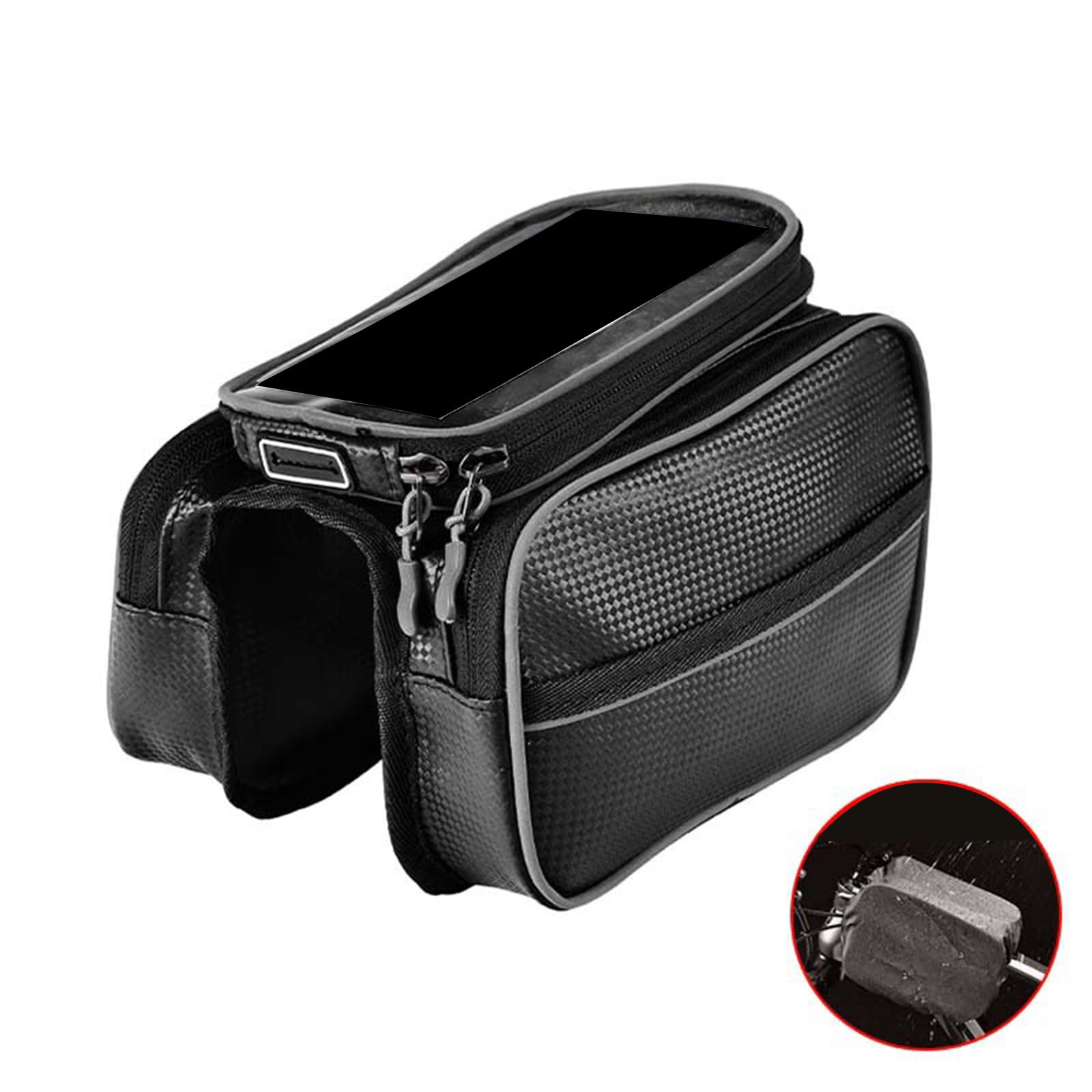 Cycling Front Frame Tube Bag f - đánh giá và giá Mountain Biking Essentials