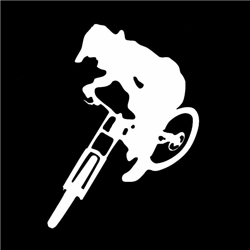 1 Miếng Dán Cho Xe Hơi Đen/Bạc - đánh giá và giá Mountain Biking Cartoon