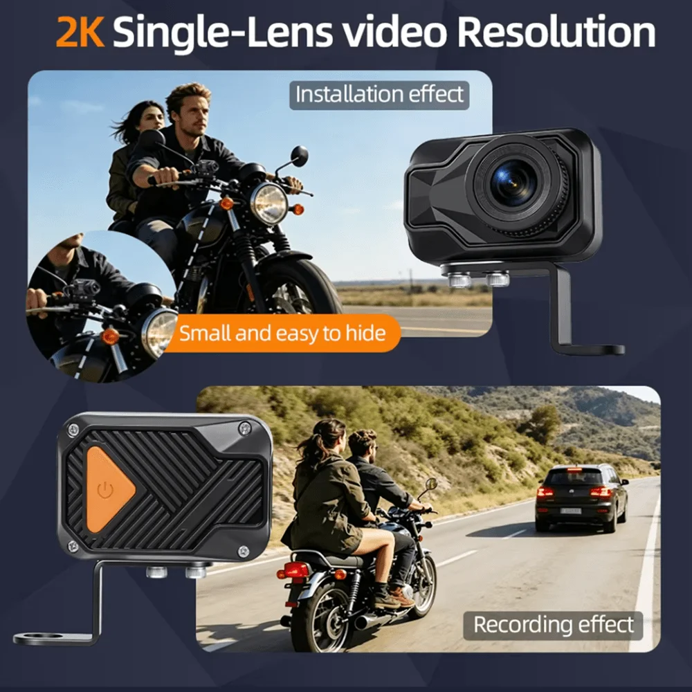 Motorcycle DVR 2K HD WiFi & AP - đánh giá và giá Mountain Biking Images