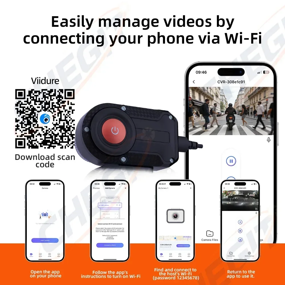 IP66  New 2K HD Motorcycle Dri - đánh giá và giá Mountain Biking Images