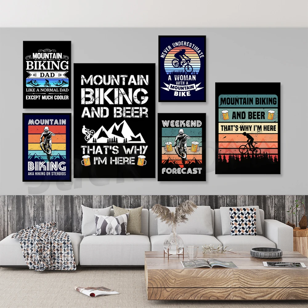 Go Mountain Bike Print Canvas  - đánh giá và giá Mountain Biking Europe