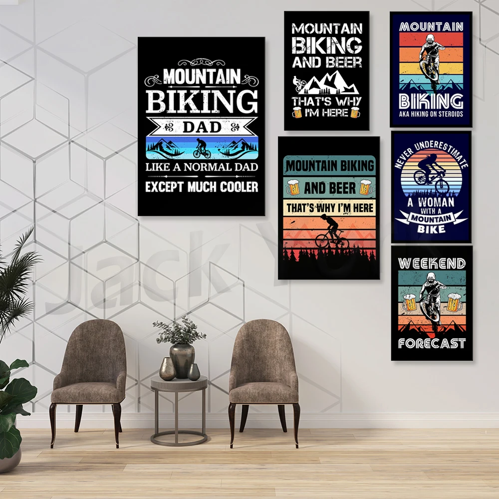 Go Mountain Bike Print Canvas  - đánh giá và giá Mountain Biking Europe