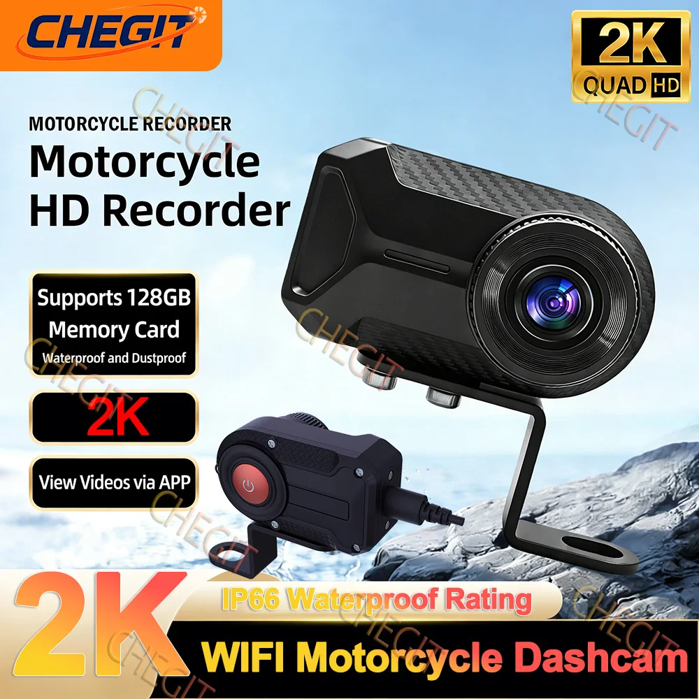 2K HD WiFi Motorcycle DVR With - đánh giá và giá Mountain Biking Images